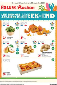 Aperçu Auchan - Les bons plans du week-end dans votre hyper ! valable à partir du 20/11/2025