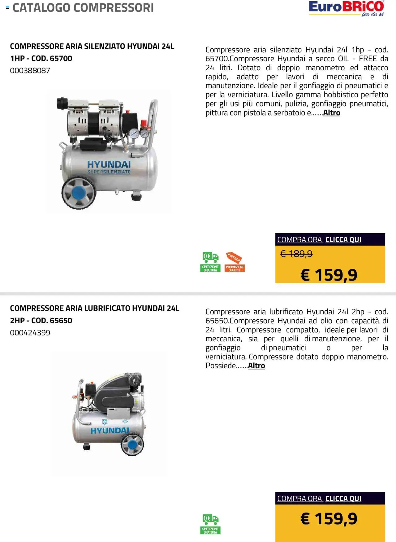 Eurobrico Compressori catalogo - pagina 5 - valido dal 23/07/2025