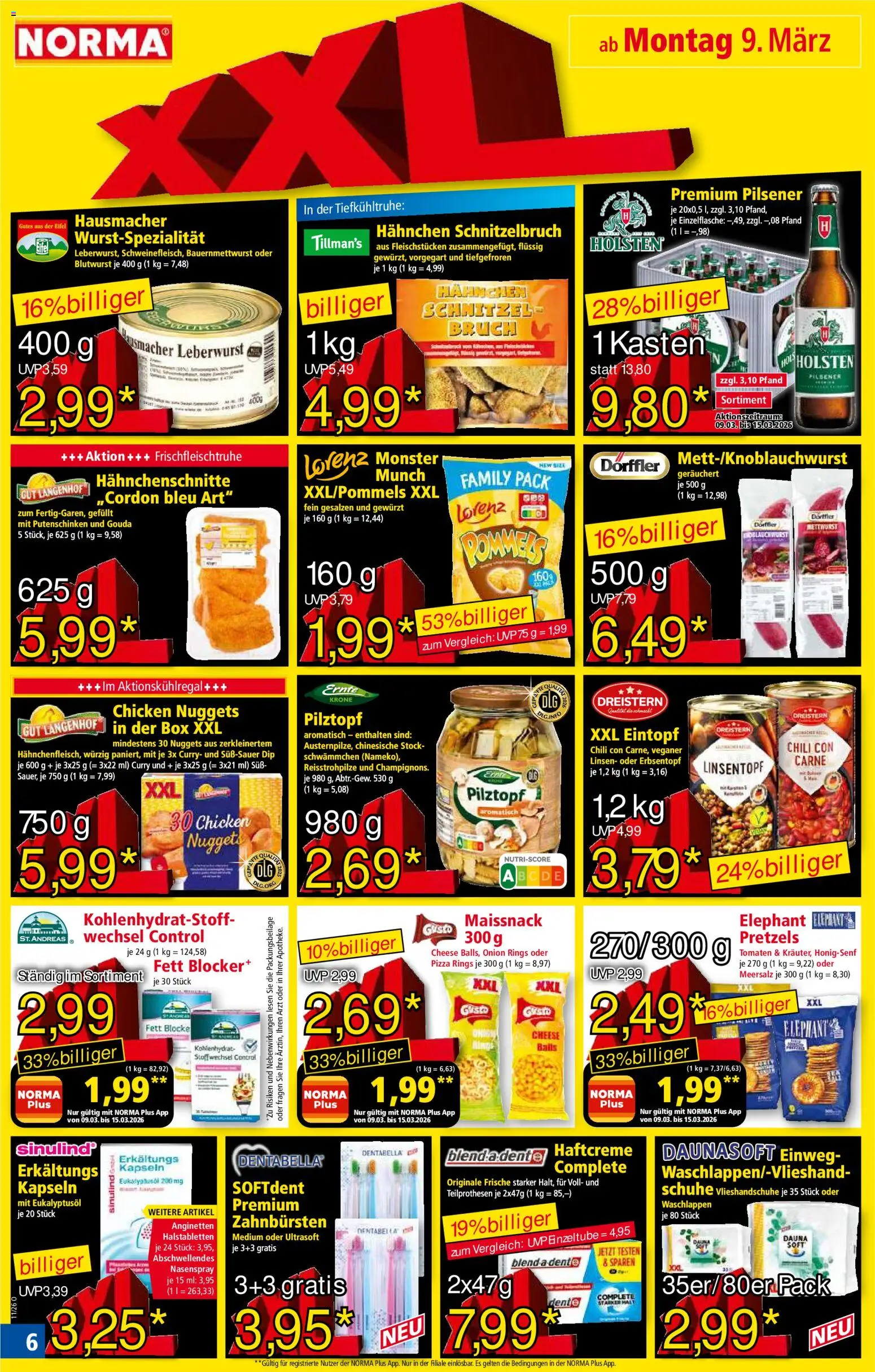 Norma Prospekt 	 - Seite 6 - gültig ab 09.03.2026