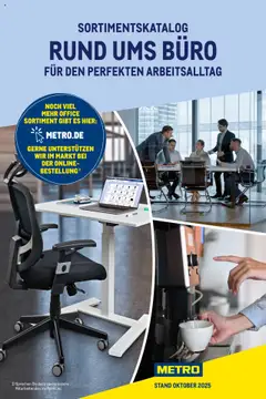 Vorschau Metro  Office Sortiment gültig ab 01.10.2025