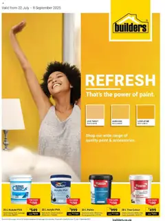 Preview Builders - Refresh That's The Power Of Paint valid from 22/07/2025