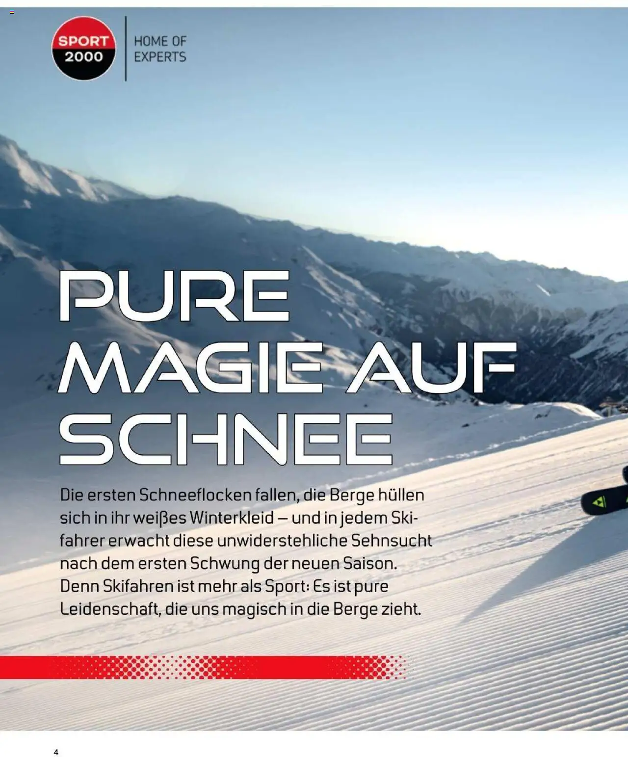Sport2000 Prospekt Home of Schnee erleben - Seite 4 - gültig ab 23.09.2025