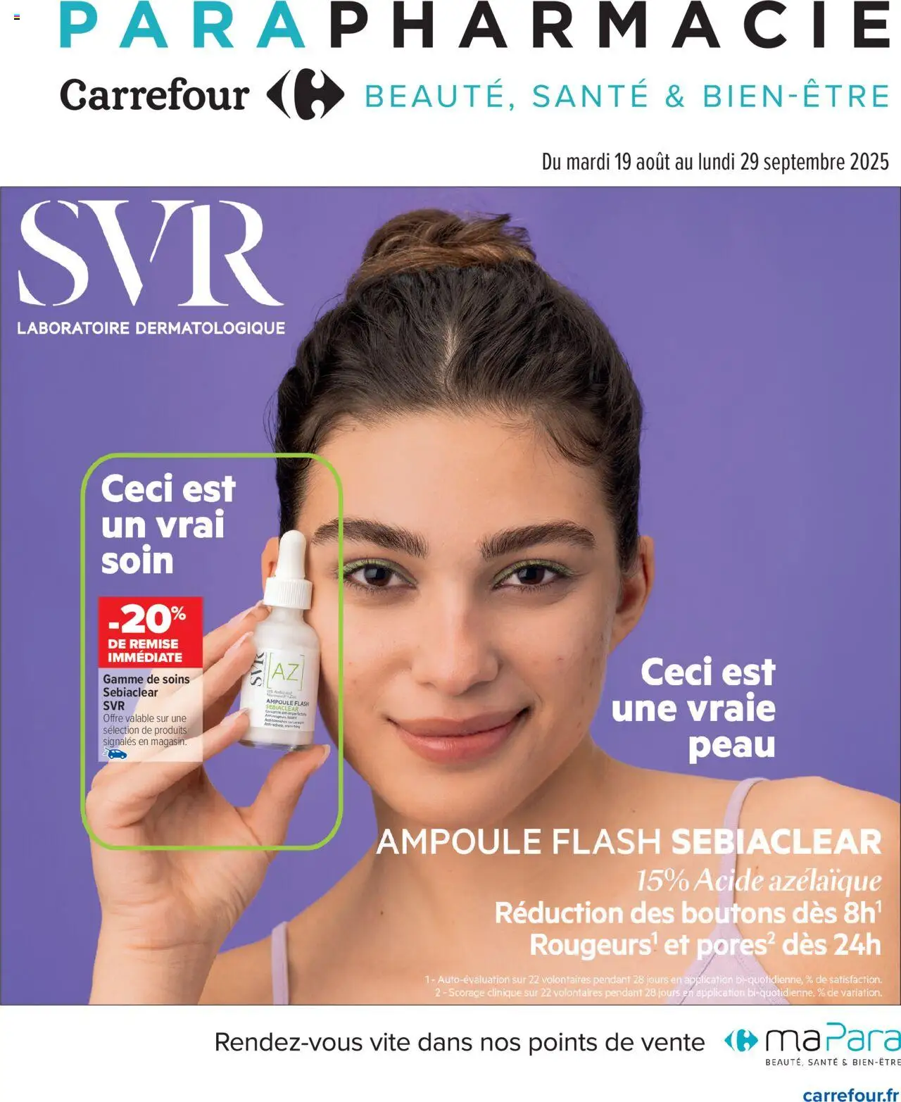 Carrefour Parapharmacie - page 1 - valable à partir du 19/08/2025