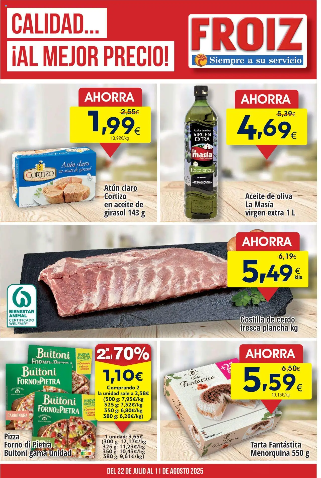 Froiz folleto - Página de 1 - Válido desde 22/07/2025