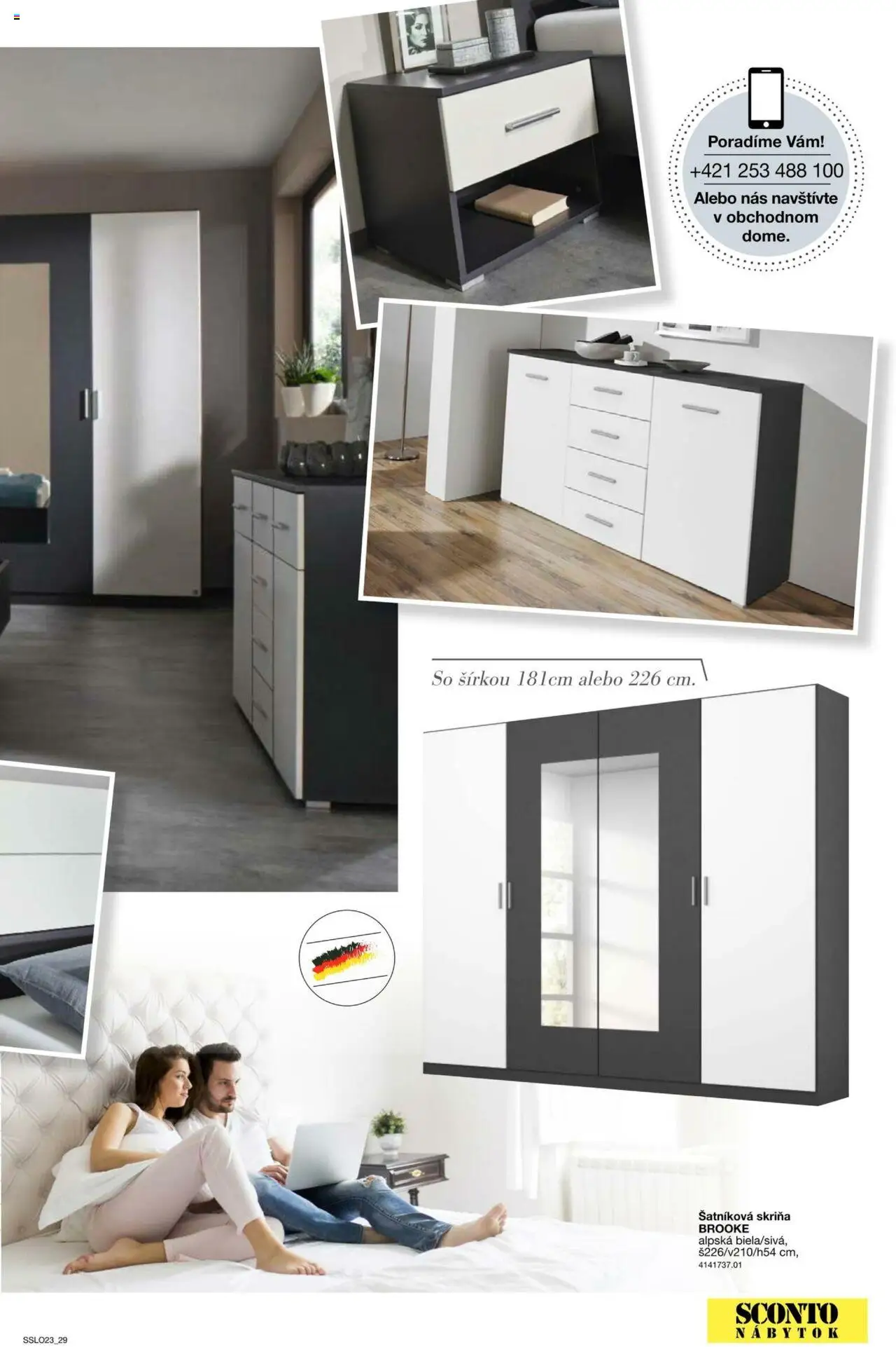 Sconto nábytok katalóg spálne - strana 29- platný od 14.02.2025