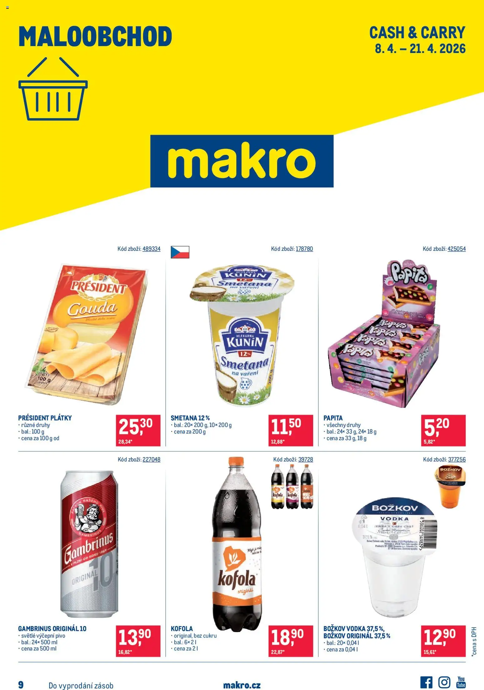 Makro leták - Maloobchod - strana 1- platný od 08.04.2026