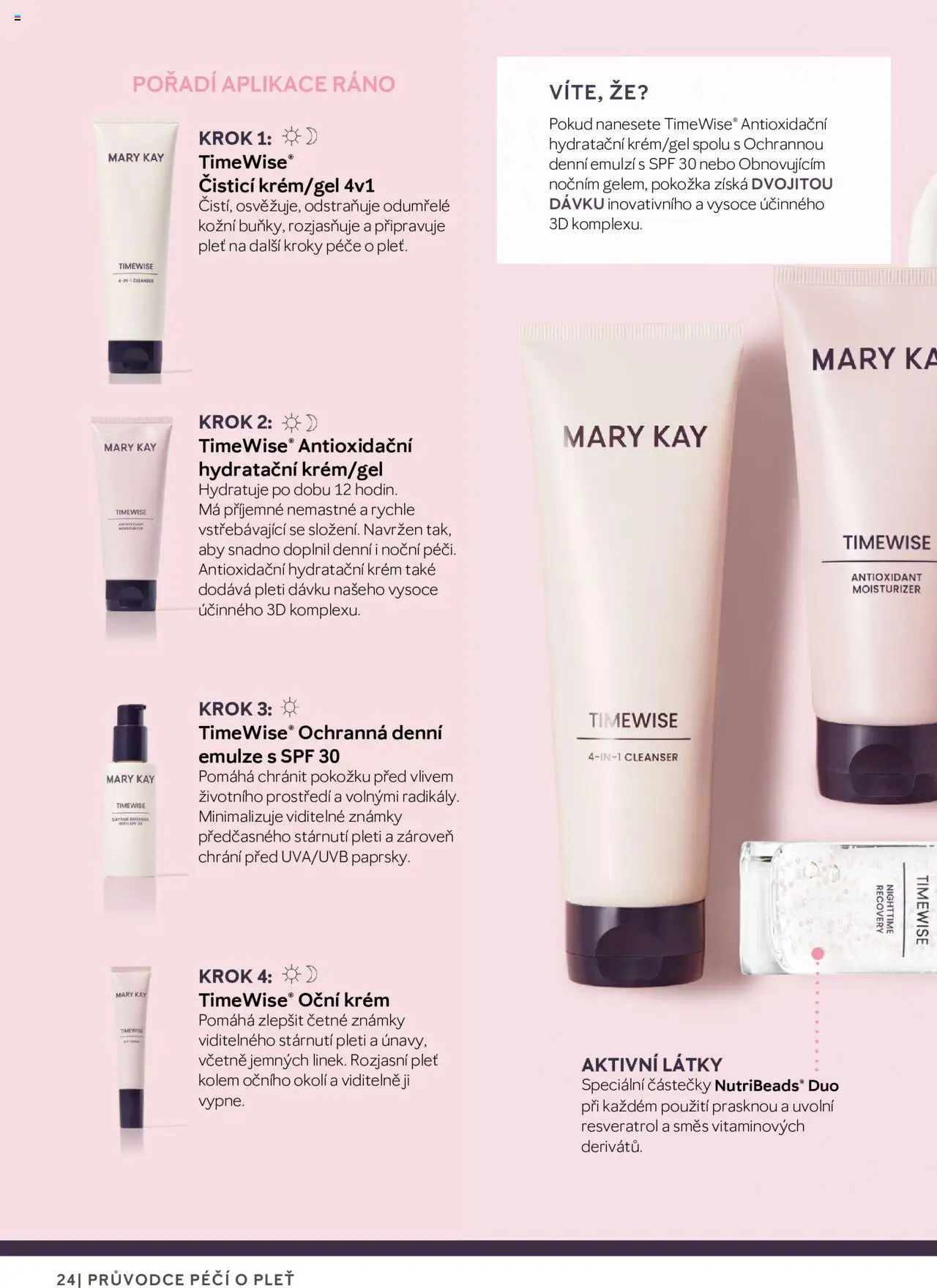 Mary Kay katalog - Průvodce péčí o pleť - strana 24- platný od 22.02.2025