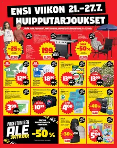Esikatselu Tokmanni - Ensi viikon huipputarjoukset voimassa alkaen 21/07/2025