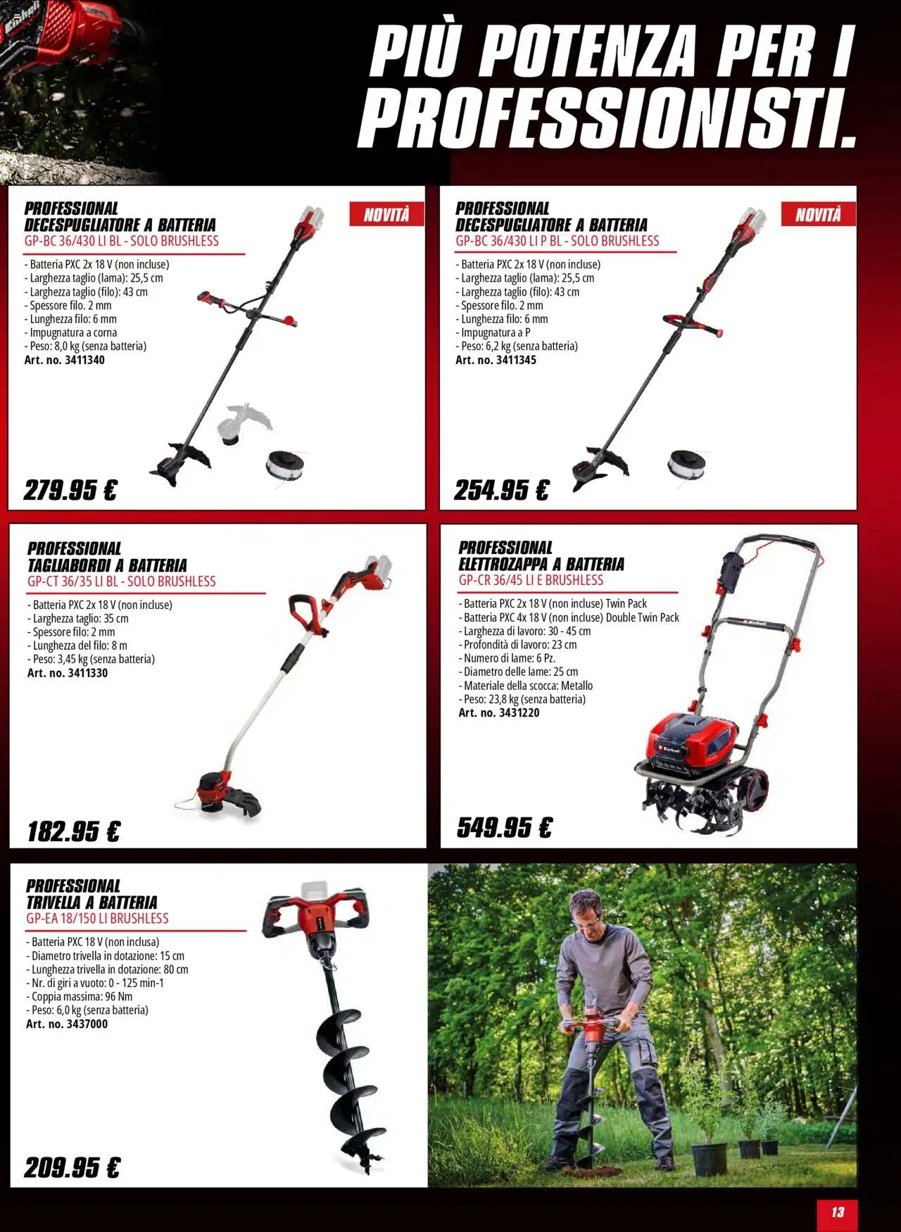 Volantino Einhell	 - pagina 13 - valido dal 01/10/2025