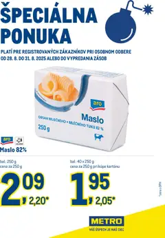 Metro leták platný od 28.08.2025