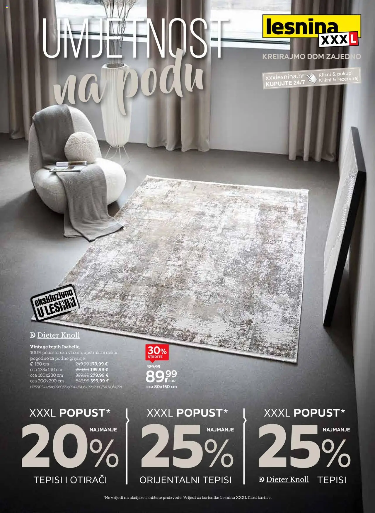 Umjetnost na podu Lesnina - stranica 1- važeći od 30.09.2025