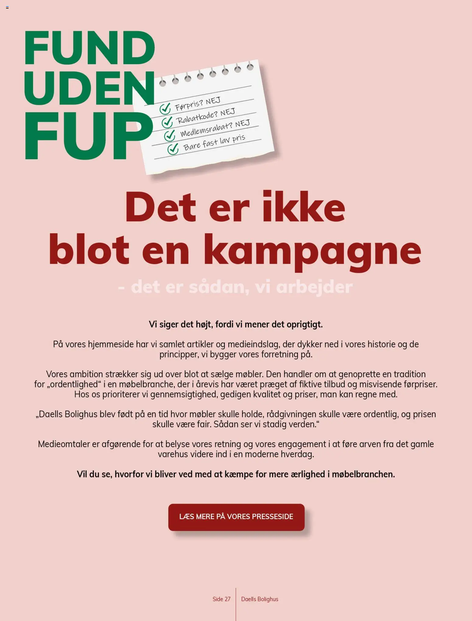 Daells Bolighus - Tilbudsavis - page 27- valid from 25/03/2026