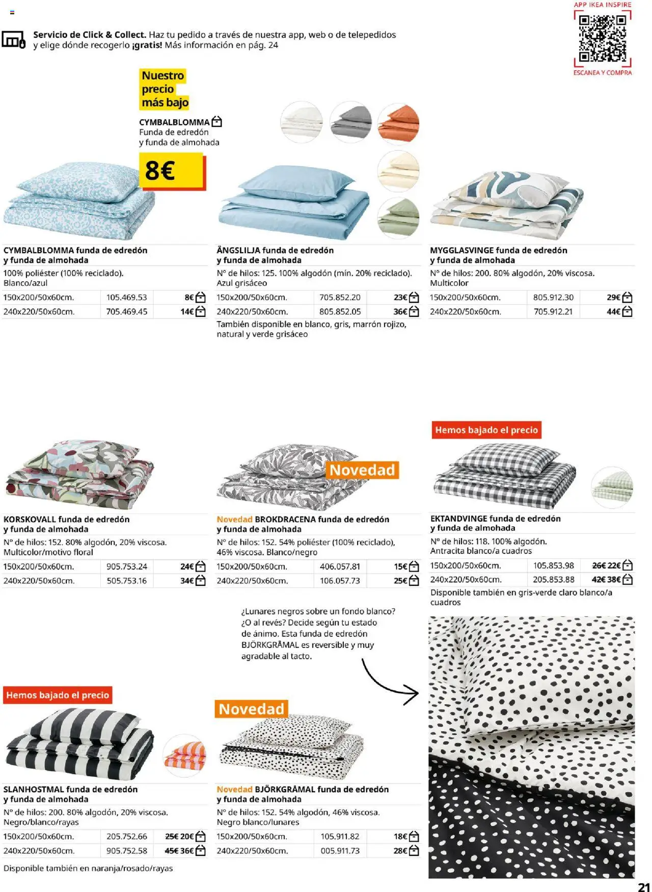 Catálogo IKEA Ropa de Cama - Página de 21 - Válido desde 01/09/2025