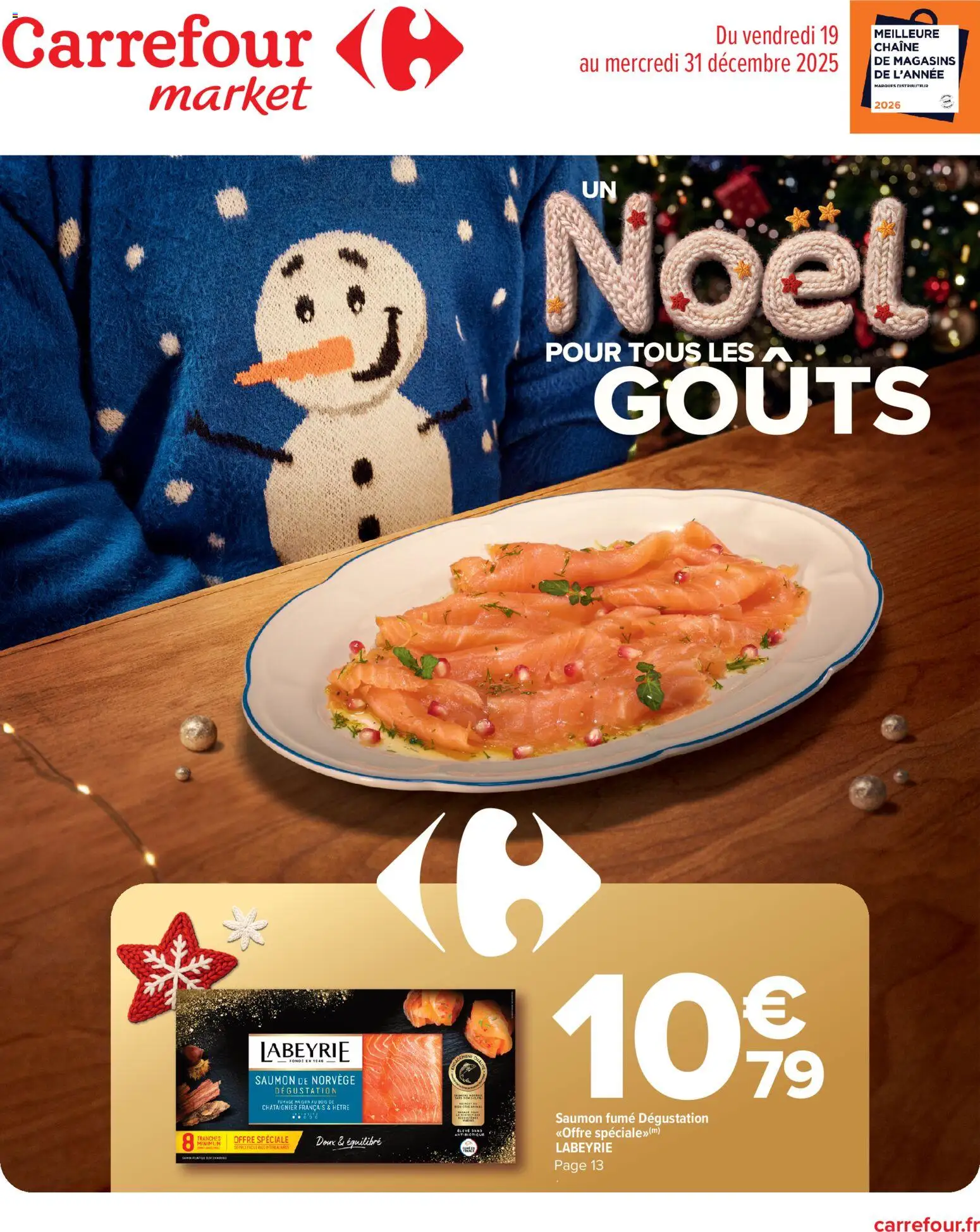Carrefour Market Un noël pour tous les goûts - page 1 - valable à partir du 19/12/2025