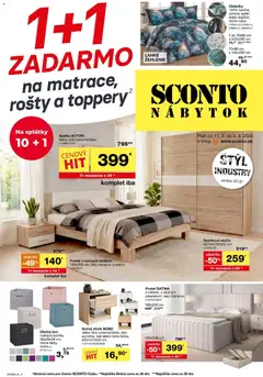 Sconto nábytok leták platný od 11.02.2026