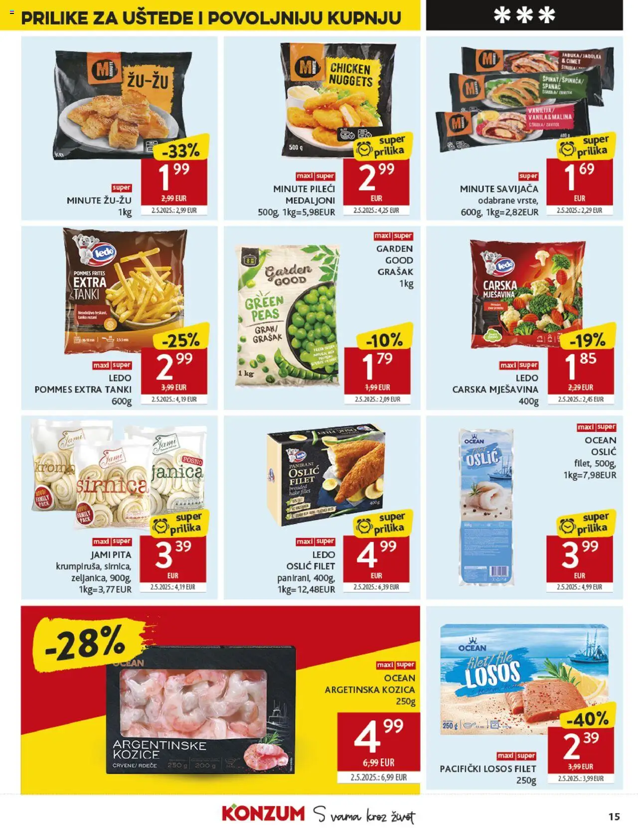Konzum HR Akciós újság - 15oldal - érvényes 2025.07.16.-tól