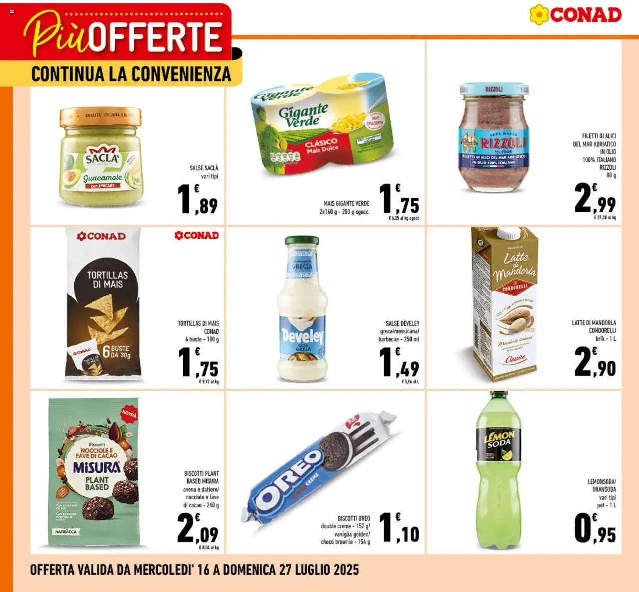 Conad Più Offerte Campania catalogo - pagina 2 - valido dal 16/07/2025