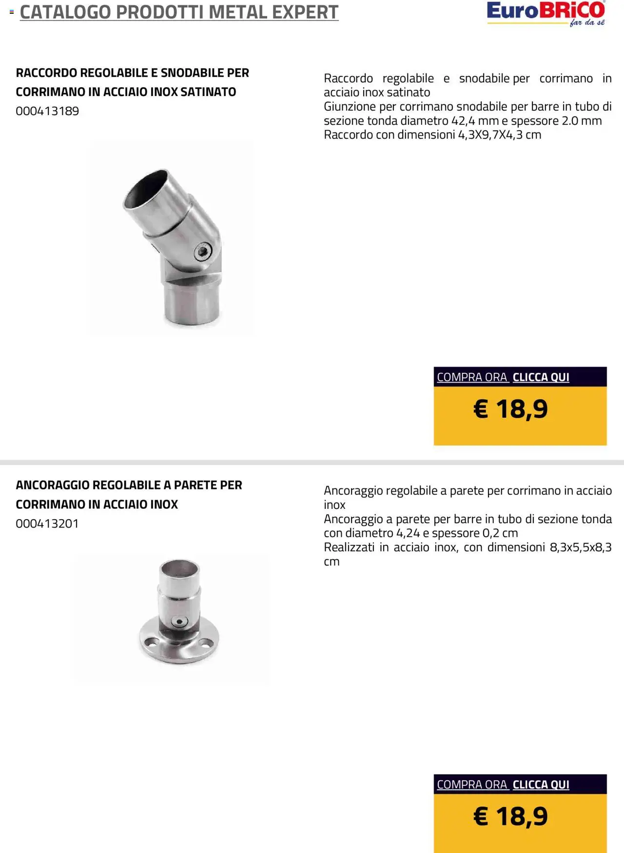 Eurobrico Prodotti Metal Expert catalogo - pagina 19 - valido dal 23/07/2025