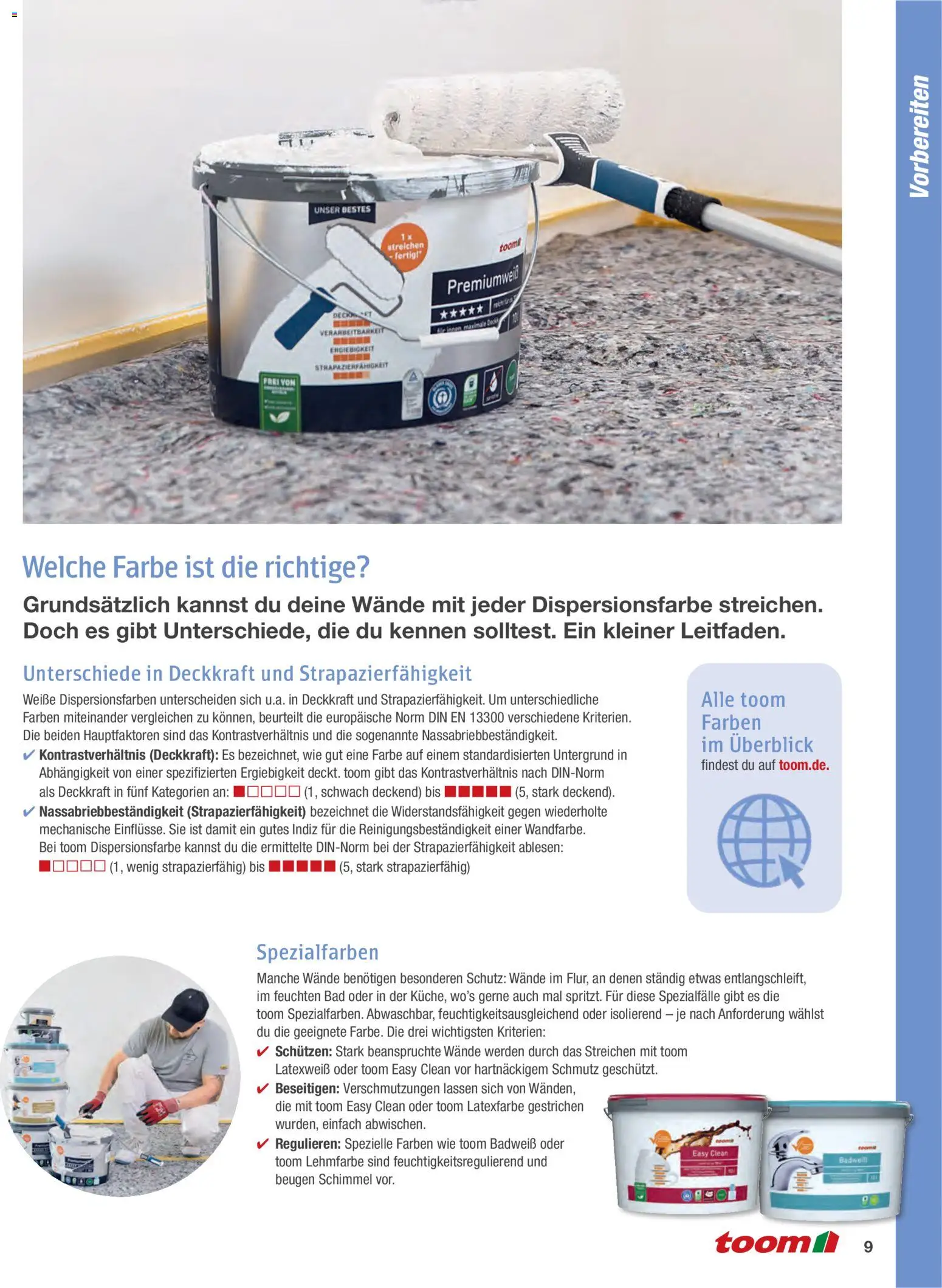 Toom Baumarkt Wände streichen und tapezieren - Seite 9 - gültig ab 01.01.2026