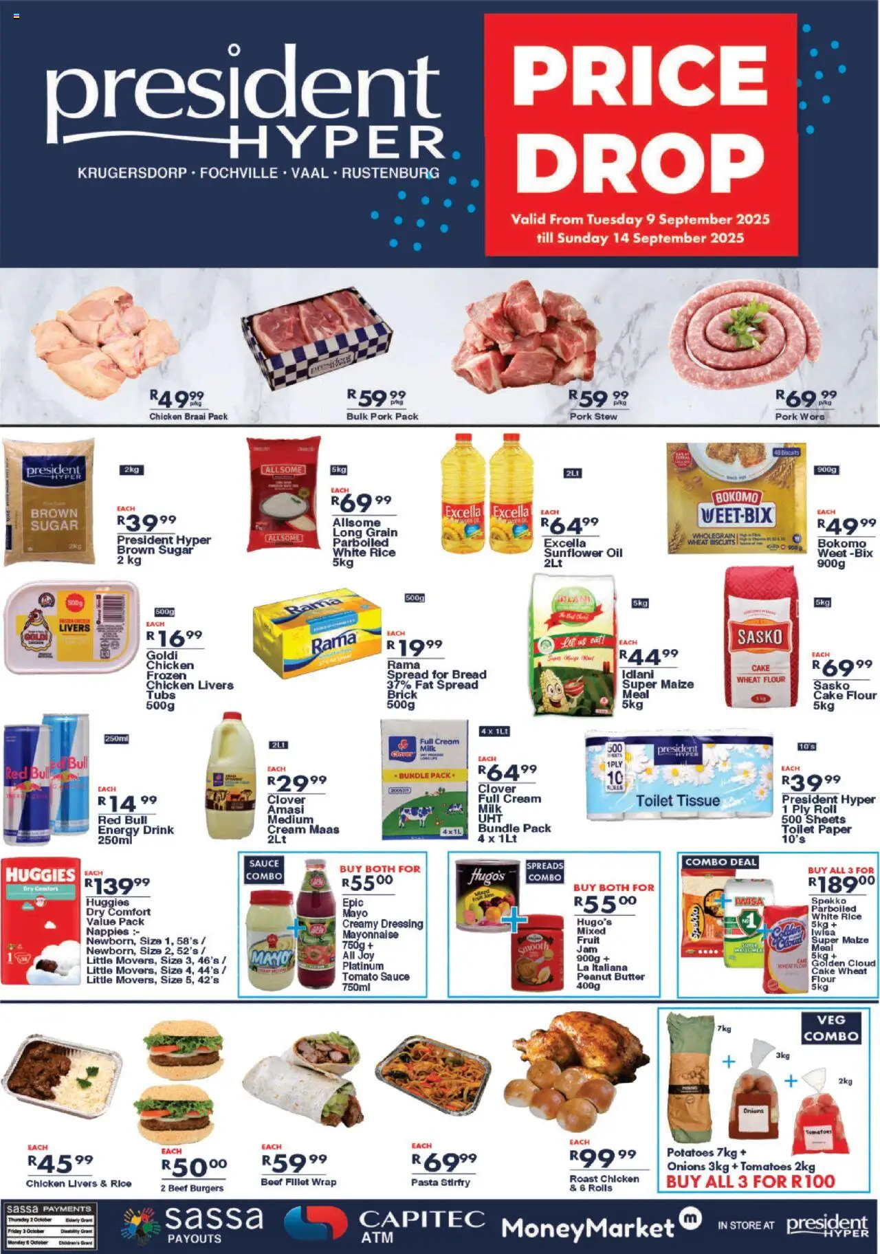 President Hyper - Price Drop Specials - page 1- valid from 09/09/2025