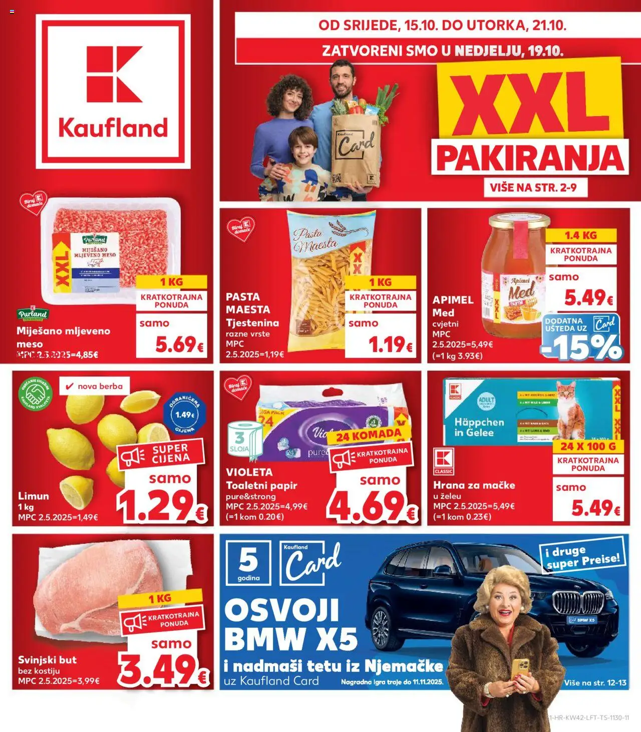 Katalog Kaufland - stranica 1- važeći od 15.10.2025