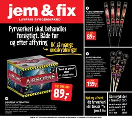 Forhåndsvisning Jem & fix - Nytårsavis gyldig fra 21/12/2025
