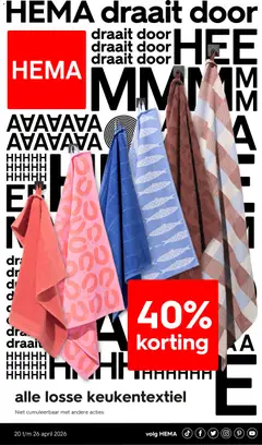 Hema folder / publicité geldig vanaf 20/04/2026