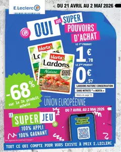 Aperçu E.Leclerc catalogue de la semaine 17 valable à partir du 21/04/2026