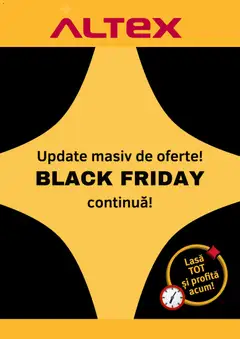 Altex Black Friday valabil de la 13.11.2025