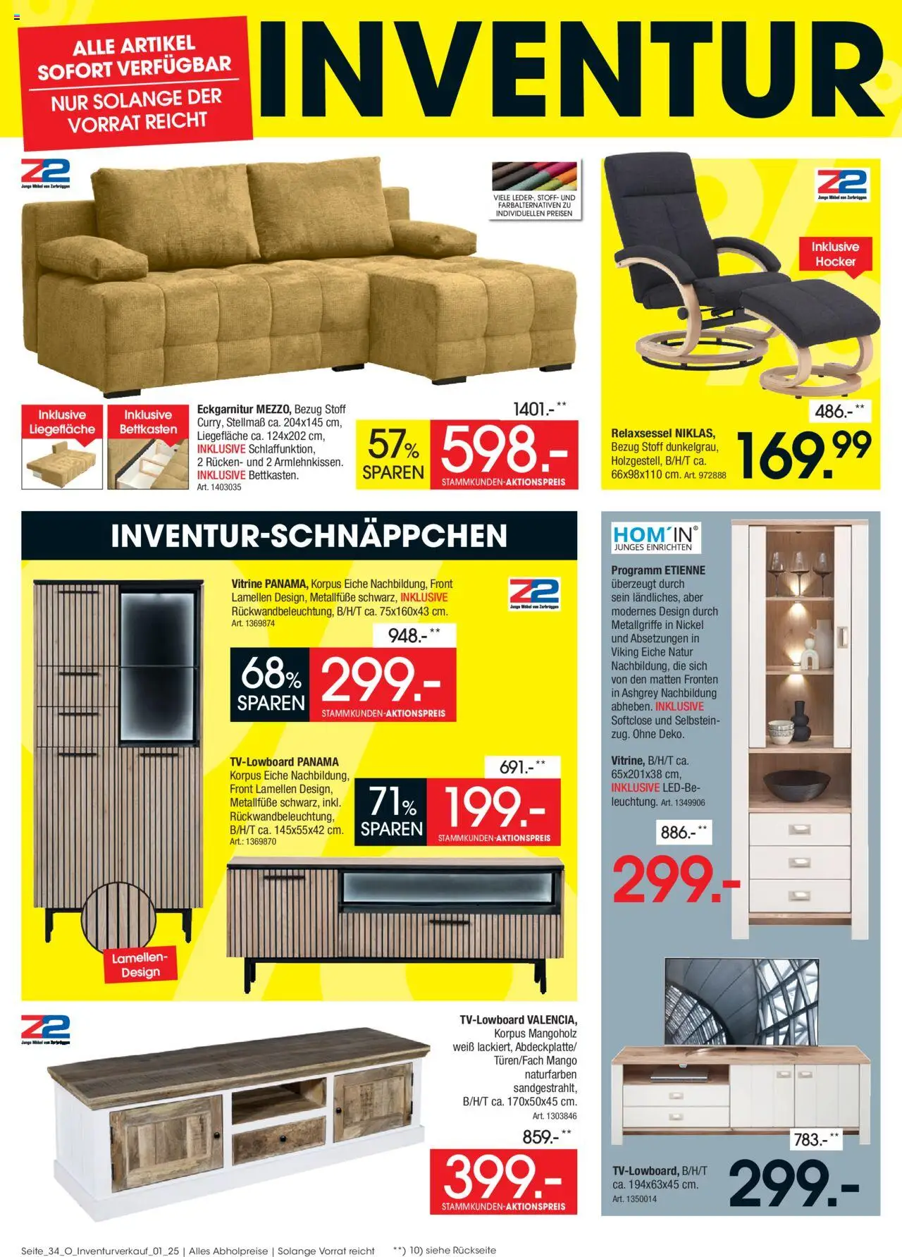 Zurbrüggen Inventurverkauf - Seite 36 - gültig ab 03.07.2025