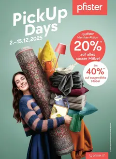 Vorschau Pfister Aktionen gültig ab 02.12.2025