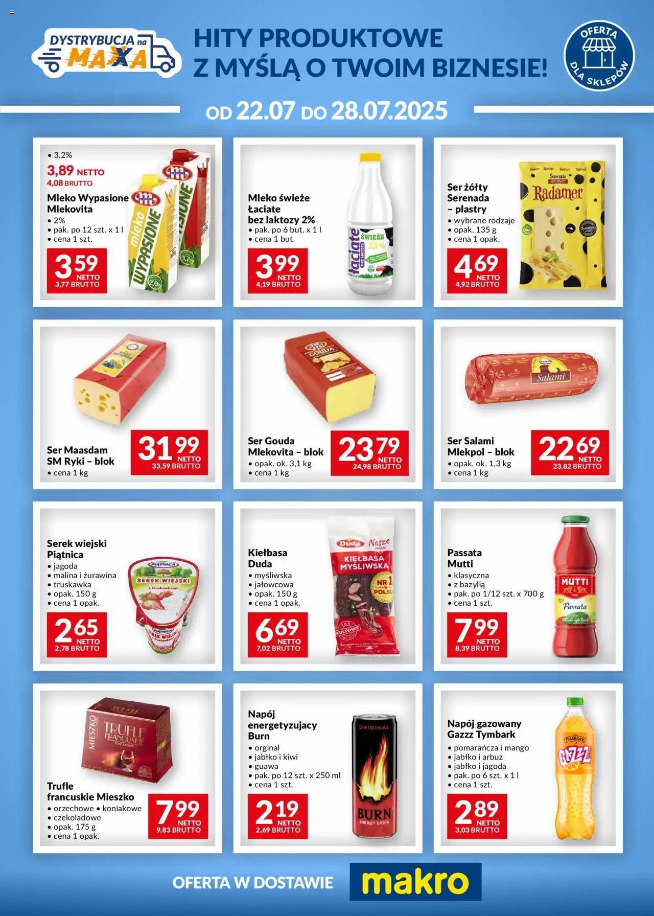 Makro Gazetka - Dystrybucja na maxxa - strona 1- ważny od 22.07.2025