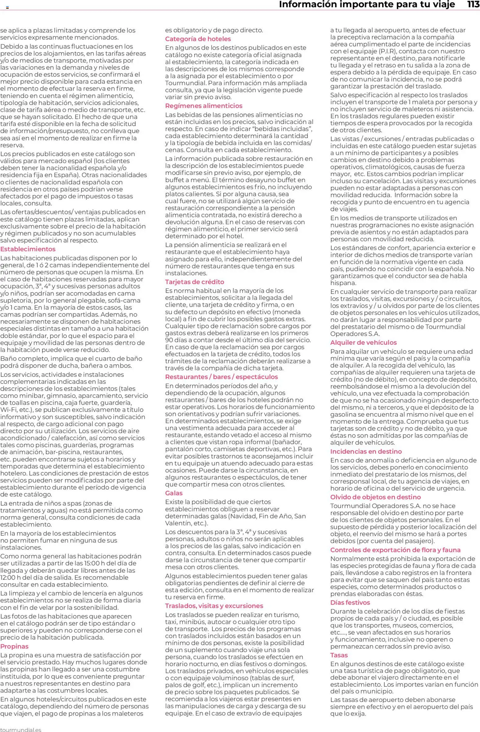 Viajes El Corte Inglés Africa y Oriente Medio - Página de 113 - Válido desde 01/01/2026