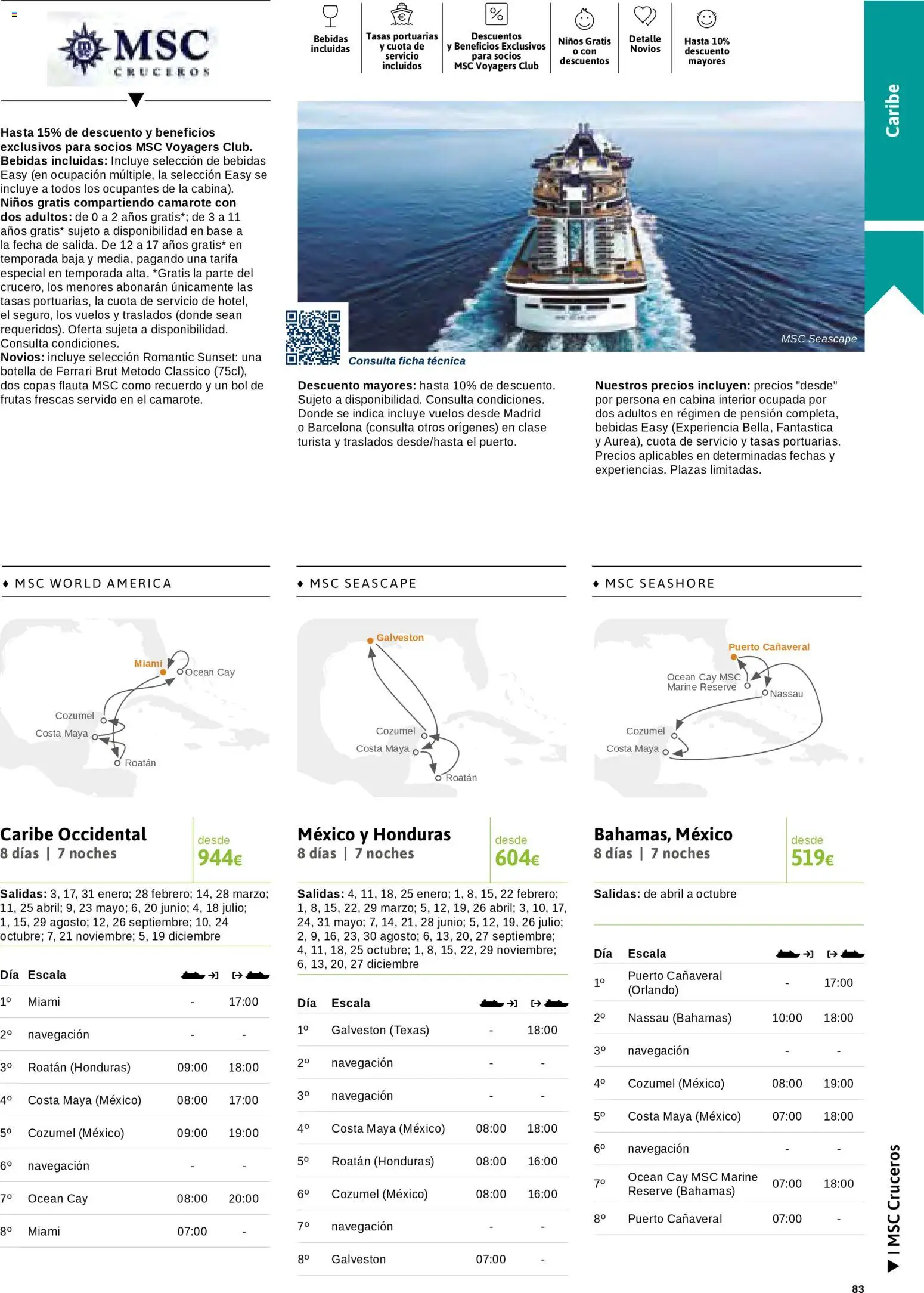 Viajes El Corte Inglés Cruceros marítimos - Página de 84 - Válido desde 01/01/2026