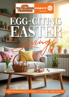 Preview Tafelberg Furnishers Easter Specials valid from 25/03/2026