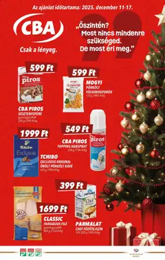 Előnézet CBA Akciós újság érvényes 2025.12.11.-tól