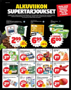 Esikatselu Tokmanni Ruokatarjoukset voimassa alkaen 03/11/2025