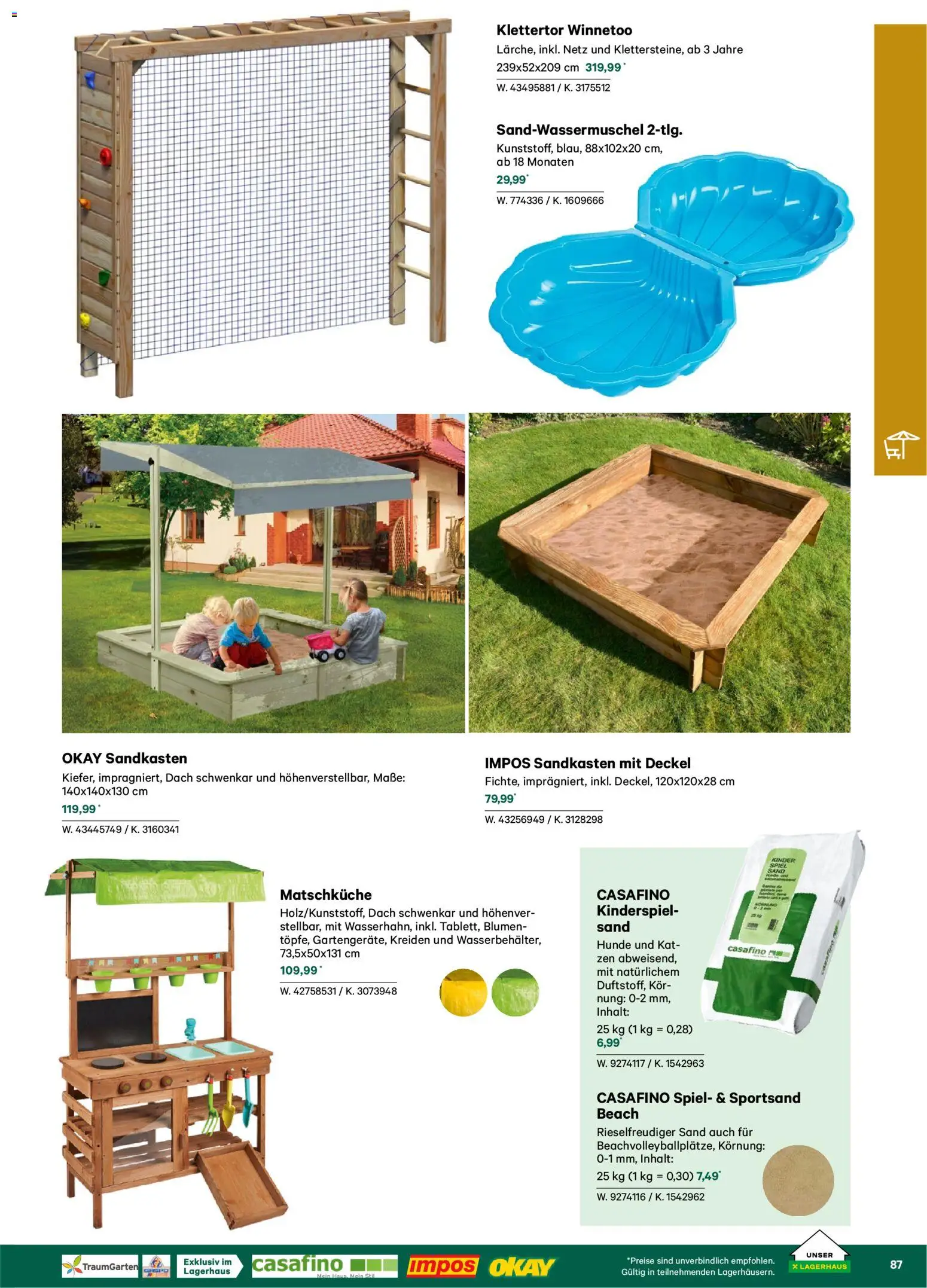 Lagerhaus  Garten und Freizeit Katalog 2026 - page 87- valid from 22.02.2026
