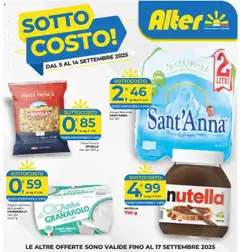 Anteprima Volantino Alter Discount	 valida dal 05/09/2025