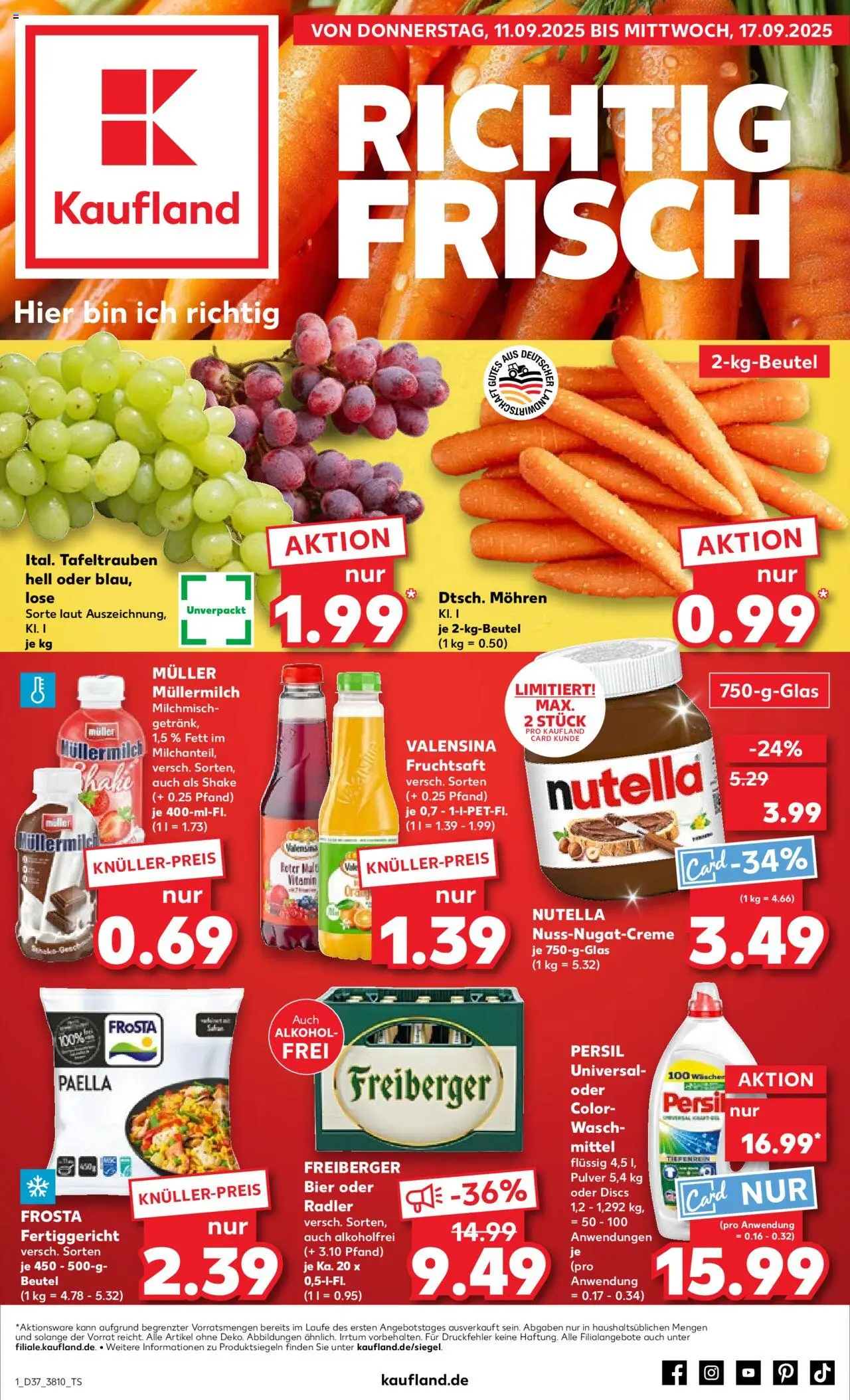 Kaufland Prospekt 	 - Seite 1 - gültig ab 11.09.2025