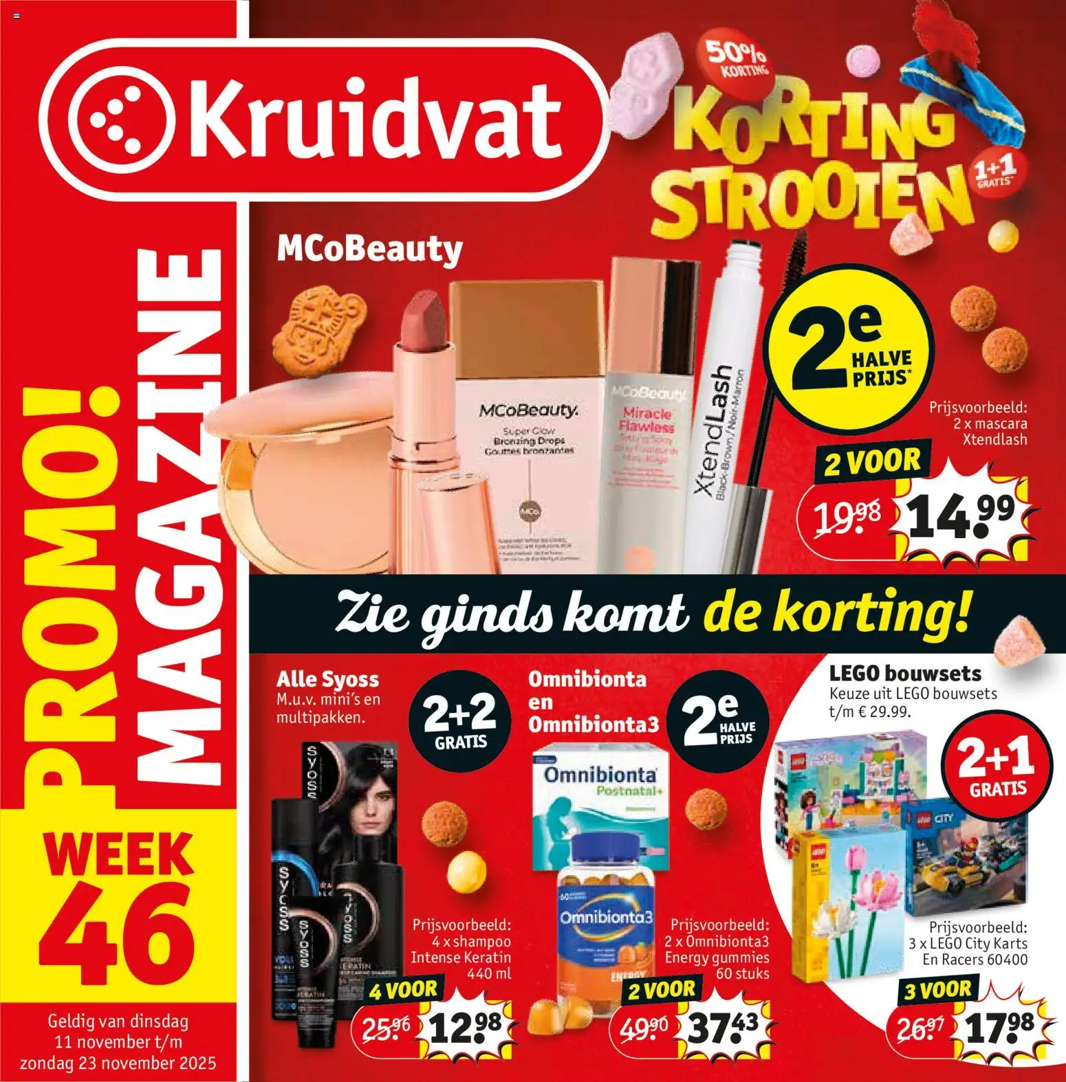 Kruidvat folder week 46 - pagina 1- geldig vanaf 11/11/2025