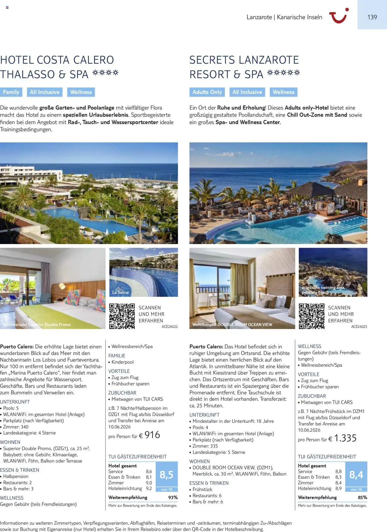 TUI Prospekt Kanaren, Kapverden & Senegal 2025/26	  - Seite 139 - gültig ab 01.11.2025