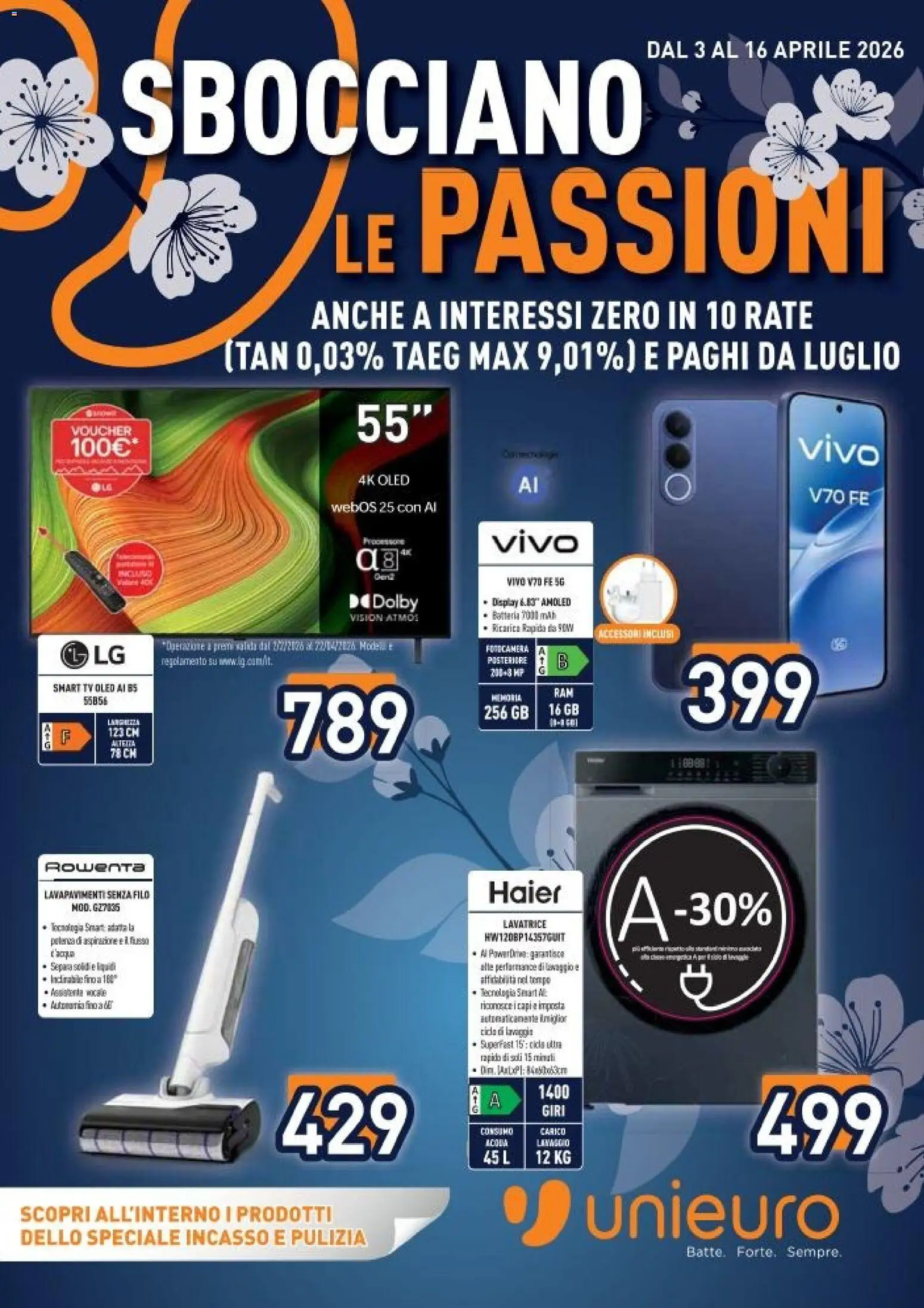 Unieuro volantino - pagina 1 - valido dal 03/04/2026