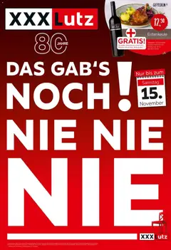 Vorschau XXXL Lutz - Das gab's noch nie gültig ab 09.11.2025