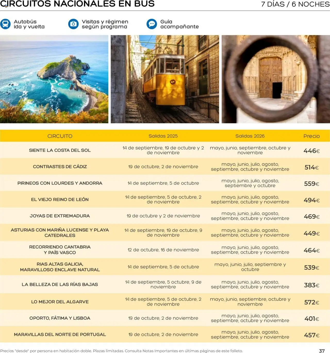 Viajes El Corte Inglés - Club de Vacaciones - Vacaciones Económicas Personalizado - Página de 37 - Válido desde 01/09/2025