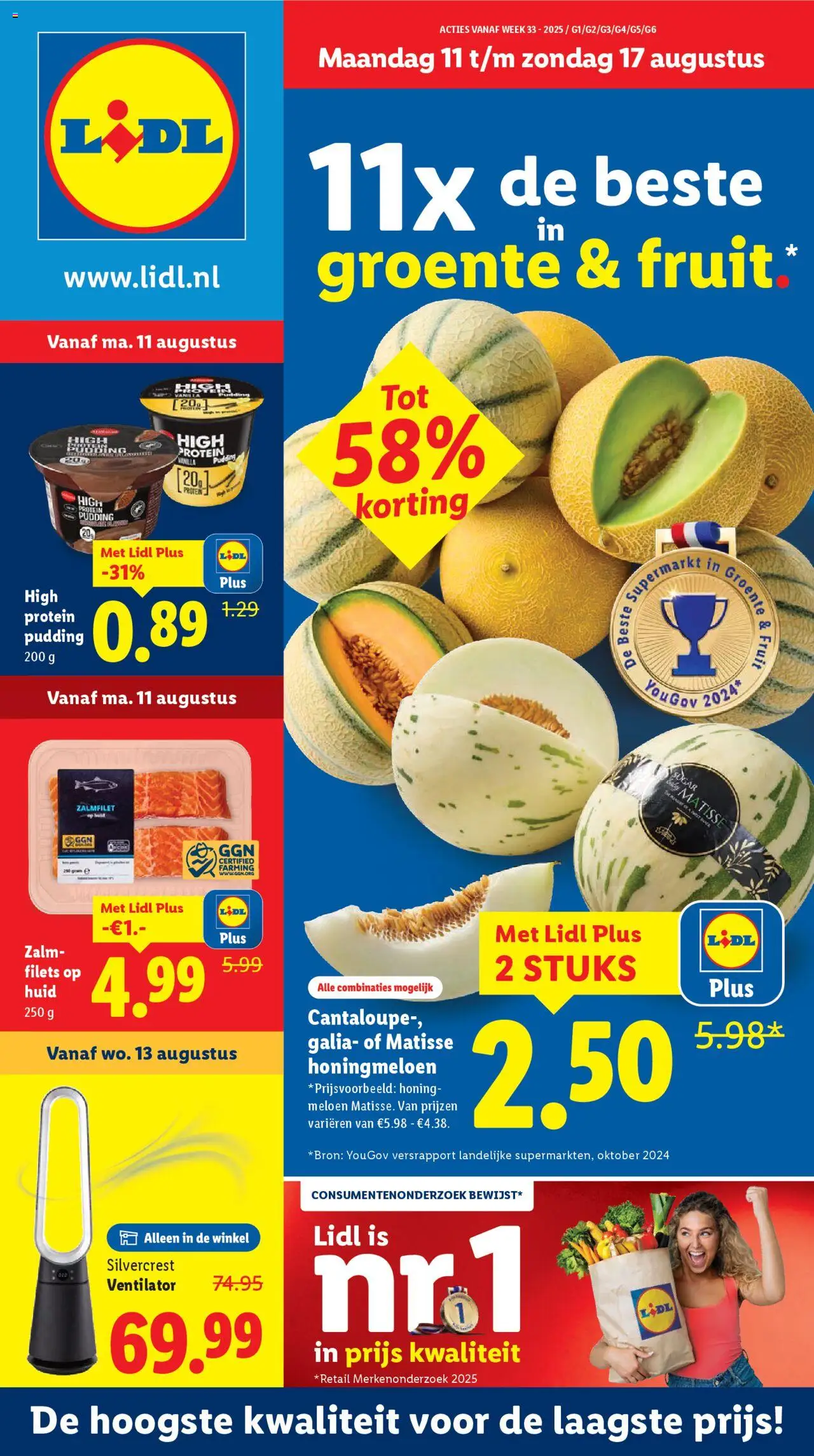 Lidl - Folder week 33 - pagina 1- geldig vanaf 11-08-2025