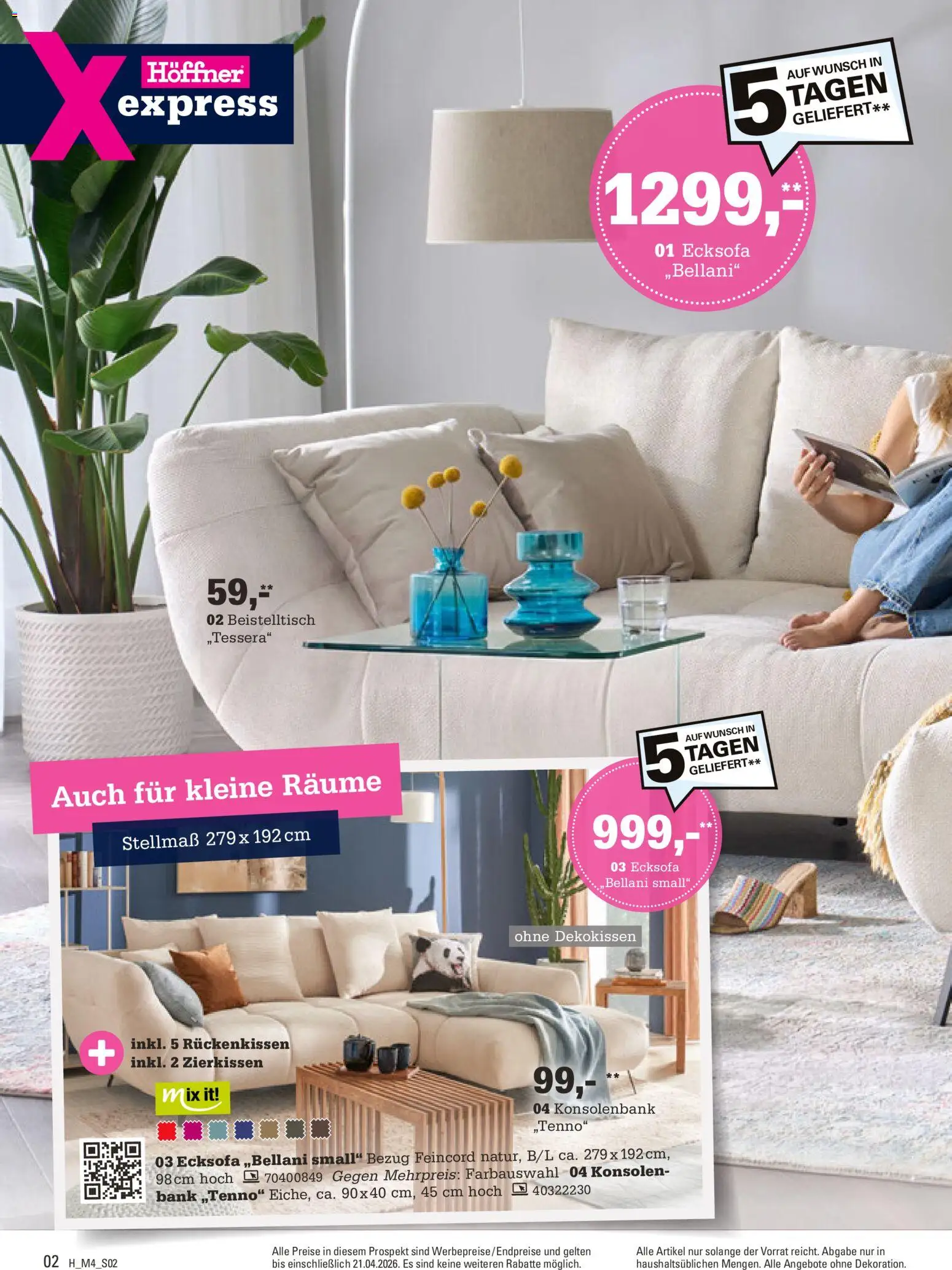 Höffner Prospekt 	 - Seite 2 - gültig ab 01.04.2026