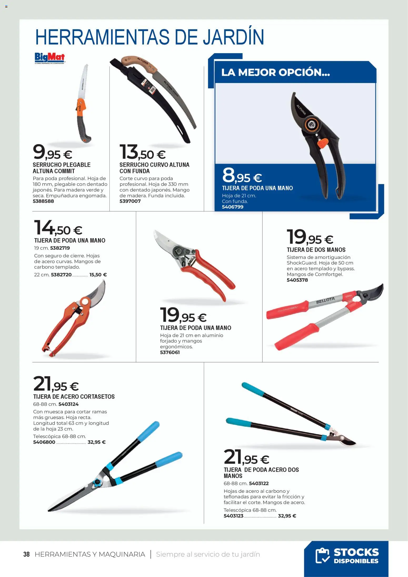 BigMat - Jardin y Piscinas 2026 - Página de 38 - Válido desde 23/03/2026