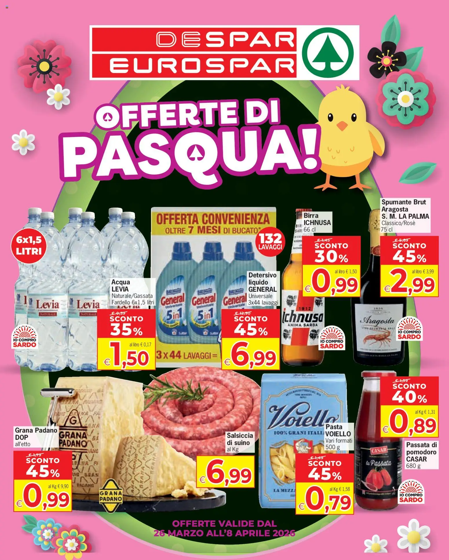 Eurospar volantino - pagina 1 - valido dal 26/03/2026