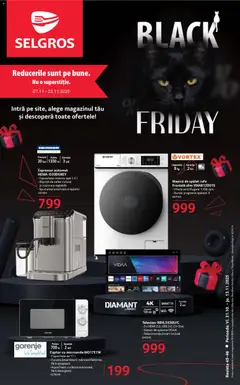 Selgros Black Friday valabil de la 31.10.2025